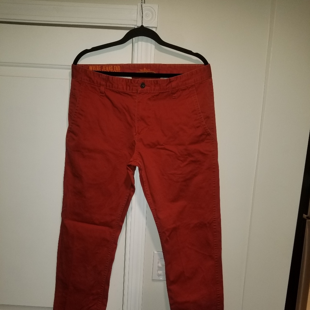 Men's Burnt Orange Slacks